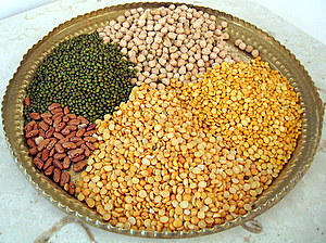 variety of lentils