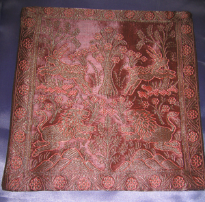 square with silver and mink colors.